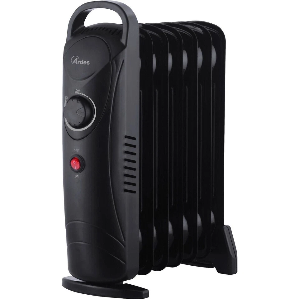 Ardes OILO MINI2 800W Radiatore Elettrico a Olio - Nero (AR4R07M2)