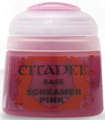 GAMES WORKSHOP Citadel Colori Warhammer 40.000 Age Of Sigmar Base 21-33 Screamer Pink