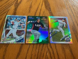 2013 Panini Michael Conforto USA Lot 4 /199 #129 Dodgers Mets Plus 2 Cards WSC - Bild 1 von 9