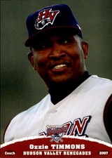 2007 Hudson Valley Renegades Grandstand #27 Ozzie Timmons Hitting Coach Tampa FL