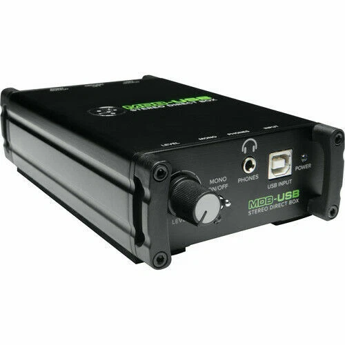 MACKIE MDB-USB Stereo Direct Box - Black
