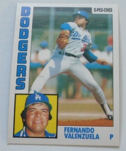 Fernando Valenzuela  OPC 1984 Baseball card # 220 La Dodgers - Picture 1 of 2