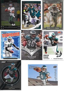 PHILADELPHIA EAGLES CARD LOT RANDALL CUNNINGHAM GOLD REGGIE WHITE NICK FOLES +!