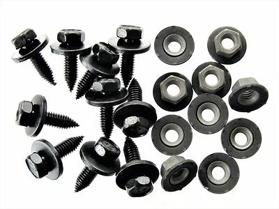 DODGE 6mm Body Bolts & Nuts- M6-1.0 x 20mm Long- 10mm Hex- 20pcs (10ea)- #124 Foto 1 de 4