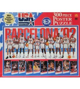 Barcelona '92 USA Basketball Dream Team NBA 300 Piece Puzzle Michael Jordan