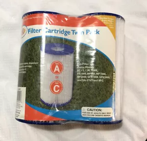 2- Intex Pool Filter Cartridge Type A or C Easy Set M-FC2807 - Picture 1 of 6
