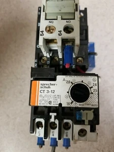 Sprecher & Schuh CT3-12 Thermal Overload Relay w/ CA 3-12 and CS 3-P. (A-3-511) - Picture 1 of 3