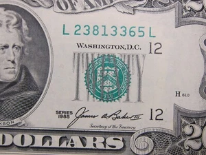 1985 $20 FRN L23813365L *RARE* San Fran w/ Double L *Seq Option Buy - Picture 1 of 6