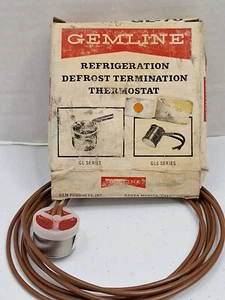 Gemline GL-70 Kühlschrank Abtauanschluss Thermostat 46" lange Kabel NOS - Bild 1 von 8