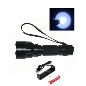 Linterna táctica LED Skysted C8 monomodo 2000 lúmenes + batería + cargador - Imagen 1 de 17