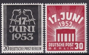Deutschland Berlin 1953 MiNr 110/11 Juni 17 Unruhen postfrisch ss - Bild 1 von 1