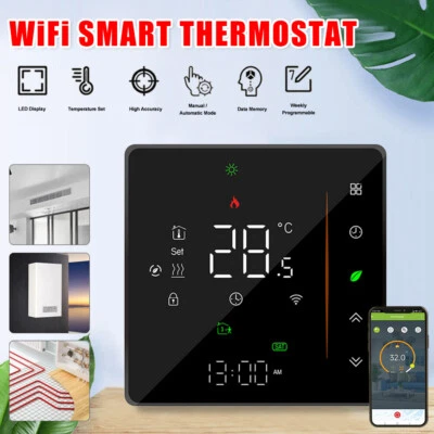 digital smart thermostat heizkörper WLAN home heizung für app alexa google raum - Bild 1 von 4