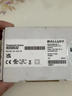 Interruptor fotoeléctrico BOS0032 NUEVO 1 PIEZA Foto 1 de 4