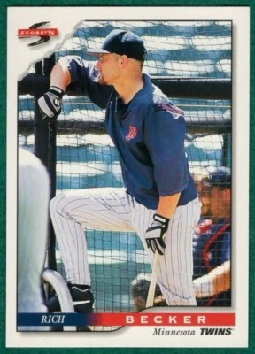 Rich Becker - 1996 Score #2 - Minnesota Twins Baseball Card - Image 1 of 2
