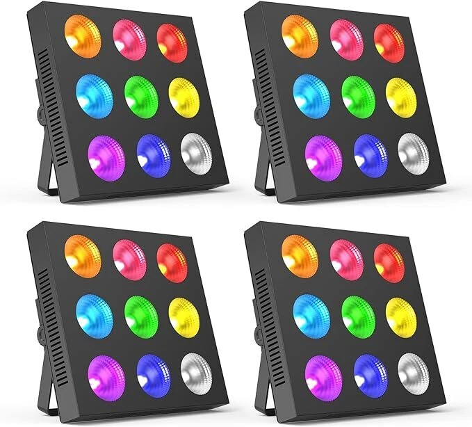 135W 9 LED Wall Washer Leiste RGBW COB Strahler DMX Strobe Bühnelicht Event Show - Bild 1 von 4