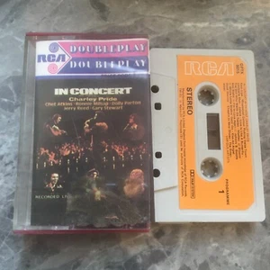 In Concert: Charley Pride, Parton, Atkins, Reed rare Country Cassette Tape, 1975 - Picture 1 of 2