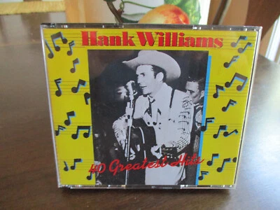 Hank Williams - 40 Greatest Hits - 1988 Polydor German Pressing NM 2CD Box $4.95 - Image 1 of 4