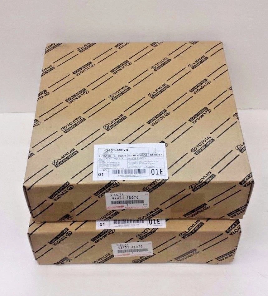 LEXUS OEM FACTORY REAR BRAKE ROTOR SET 2010-2015 RX350 RX450H ( JPP )  - Image 1 of 1