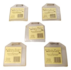 Lote de 5: Titular de licencia de pesca Scaff's Enterprise - Estilo # 76 - Imagen 1 de 2