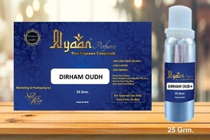 Alyaan Concentrated Oil Fragrance Perfume DIRHAM OUDH Long Lasting Natural Attar - Picture 1 of 22