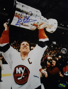 DENIS POTVIN AUTOGRAPHED 8X10 NEW YORK ISLANDERS STEINER ITEM - Picture 1 of 1