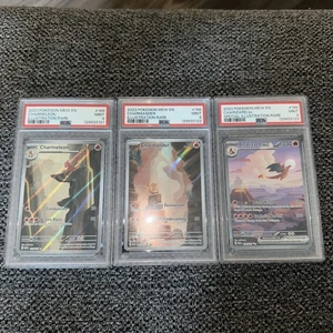 Pokemon 151 Charizard Evolution Sequential PSA 9 Set - Picture 1 of 4