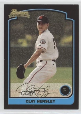 2003 Bowman Metallic Gold Clay Hensley #232 Rookie RC - Image 1 of 2