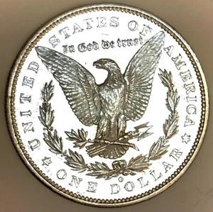 1879 O MORGAN DOLLAR! GORGEOUS PL! PROOF LIKE! TRUE STUNNER$$ MS+++++NR #61041 - Picture 1 of 3