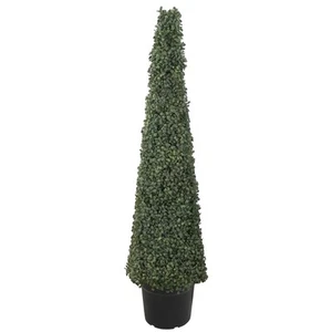 Northlight 4' Artificial Two-Tone Boxwood Topiary Tree with Round Pot, Unlit - Picture 1 of 5