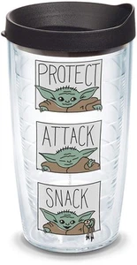 Star Wars - The Mandalorian Protect Attack Snack Made in USA Double Walled In... - Bild 1 von 9