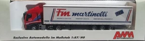 AWM 73727 Camion autoarticolato 5 assi IVECO "Fm martinelli" - scala H0 - Foto 1 di 4