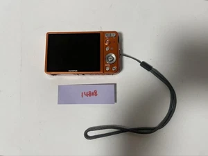 Olympus VG 145 Orange Compact Digital Camera 14MP 5x Zoom Tested - Picture 1 of 10