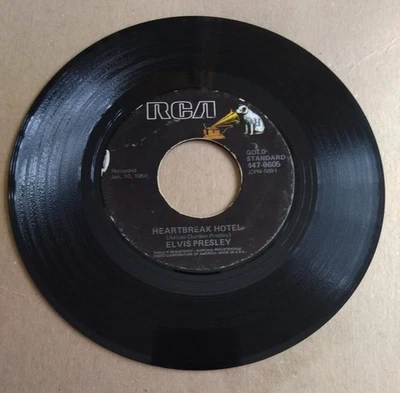 Elvis Presley  Heartbreak Hotel / I Was The One  RCA 447-0605  Rock & Roll  VG+ Foto 1 de 4