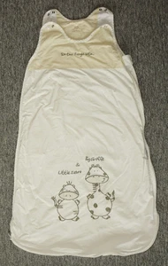 Babyschlafsack, 90 cm 6-18 Mon. Baumwolle, Reißverschluss,Slumbersac, weiß/creme - Bild 1 von 2