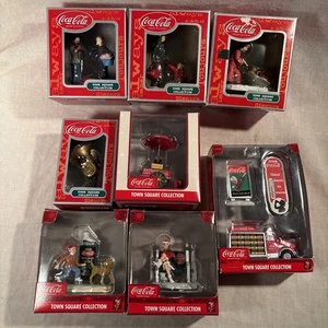 Konvolut Coca-Cola Town Square Sammlung Figuren - Bild 1 von 14