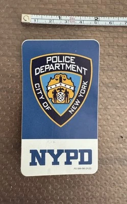 NYPD Sticker Smart Phone New York City Police Department — 第 1/2 张图片