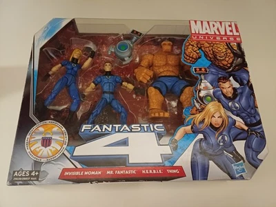 Marvel Legends Universe Mr Fantastic 4 Invisible Woman Herbie Thing Hasbro - Immagine 1 di 2