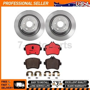 For 2016-2016 Mercedes-Benz GLE300d Rear Disc Brake Pad Set Disc Brake Rotor - Picture 1 of 9