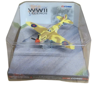 Corgi 1/72 Scale AA35204 P-40 Kittyhawk I 112 Sqn Flg Off Neville Duke WWII -NEW - Image 1 of 4