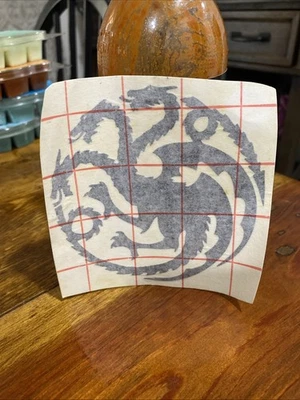 Adesivo de vinil Game of Thrones Targaryen Sigil - Imagem 1 de 3