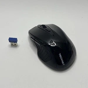 Tecknet Cordless Bluetooth Wireless Optical Mouse Model BM307 Black - Picture 1 of 8