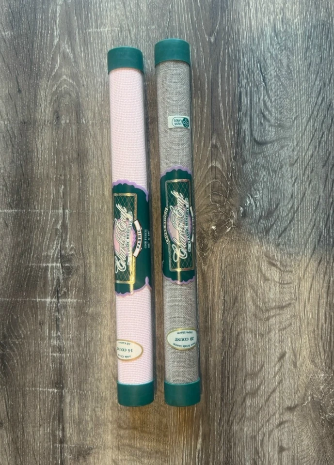 Juego de 2 Charles Craft Classic Reserve 15" X 18" tela Aida/lino irlandés puro Foto 1 de 4