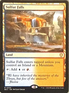 Sulfur Falls #333 Magic Bloomburrow Commander - Picture 1 of 1