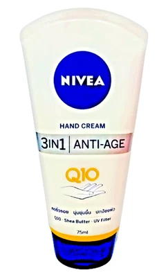 Nivea Crema de Manos Antiedad 3EN1 Q10 75 ml Reduce Arrugas Restaura Hidratación 24h Foto 1 de 4