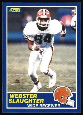 1989 Score Webster Slaughter #41 Cleveland Browns - Image 1 of 2
