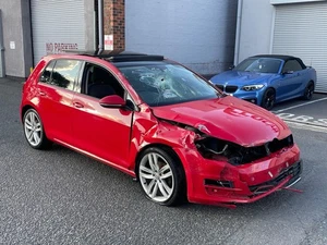 2016 VW GOLF MK7 GT 1.6 DIESEL LOW 65K MILES PANROOF SALVAGE DAMAGED REPAIRABLE - Picture 1 of 16