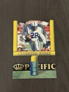 1996 Pacific The Zone Die-Cut SP Insert #Z-14 MARSHALL FAULK Football Card HOF - Picture 1 of 2