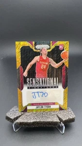 2024-25 Panini Prizm Jaylon Tyson RC Gold Shimmer Signatures /10 #16388 RG - Picture 1 of 3