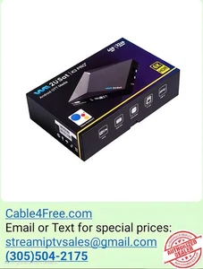 Save $ New 2026 We2USat K3 PRO + Cable TV No Monthly Fees Voice Remote FREE SHIP - Picture 1 of 14