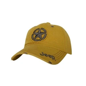 Jeep Distressed 3D Star Cap Baseball Hat - Picture 1 of 2